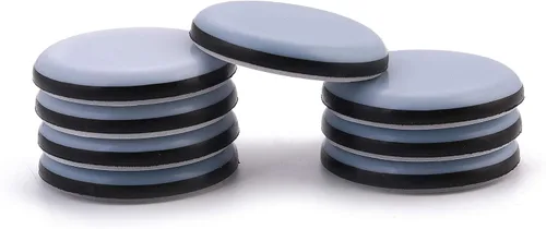 Vista 5 de Deslizadores adhesivos para muebles de 1-5/8 pulgadas, silla de horno deslizantes de PTFE en muebles y electrodomésticos de cocina, deslizador fácil
