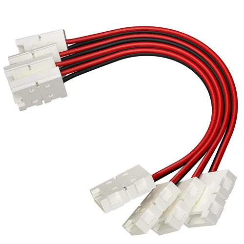 Vista 12 de HitLights El kit de conector de tira LED de 2 pines y 0.394 in incluye conector sin huecos, conectores de puente, conector de coleta, hembra de CC
