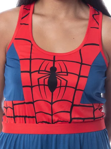Vista 4 de INTIMO Marvel - Pijama de Spiderman para mujer