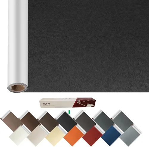 Vista 16 de ILOFRI - Parche de reparación de cuero grande de 60x17 pulgadas, vinilo autoadhesivo y cinta para sofá, asiento de auto, muebles, tapicería, sillas