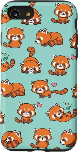 Vista 18 de Cute Funny Kawaii Womens Girls Kids Red Panda Lover Pattern Case for iPhone 17