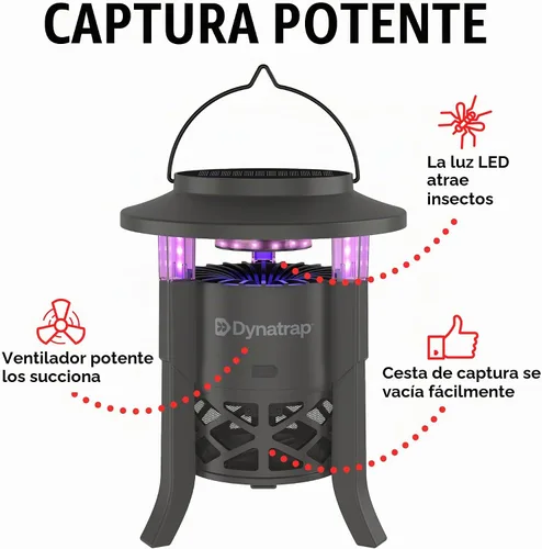 Vista 4 de Dynatrap Trampa para insectos al aire libre, tungsteno 1/4 acre Mosquito