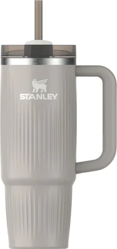 Vista 52 de STANLEY Quencher H2.0 Vaso Térmico con asa y pajilla, 64 onzas, tapa Flowstate de 3 posiciones, gran capacidad para viajes y deportes, vaso de acero