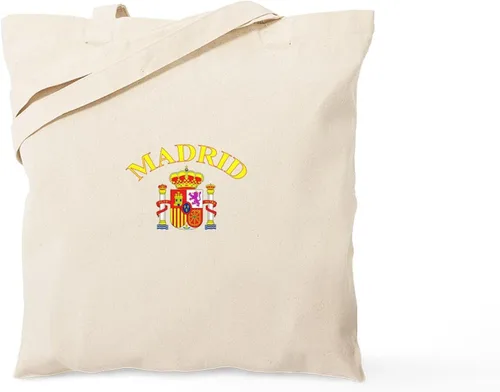 Vista 9 de CafePress Made In Spain Tote Bag Bolsa de compras de lona beige natural reutilizable