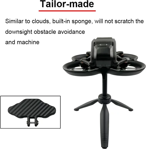 Vista 2 de Soporte de exhibición de trípode de escritorio para DJI Avata FPV Flying Drone sin herramientas, montaje de pantalla estable, accesorios DJI FPV