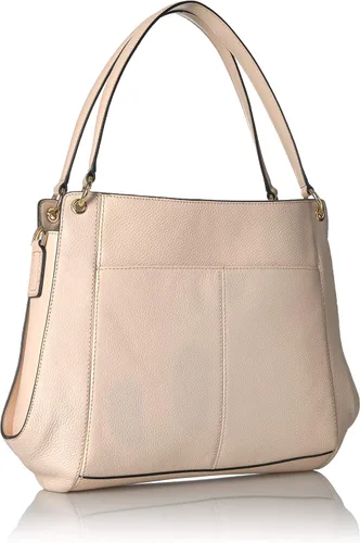 Vista 2 de Calvin Klein Melanie Pebble cuero Slouchy Zip Face Hobo