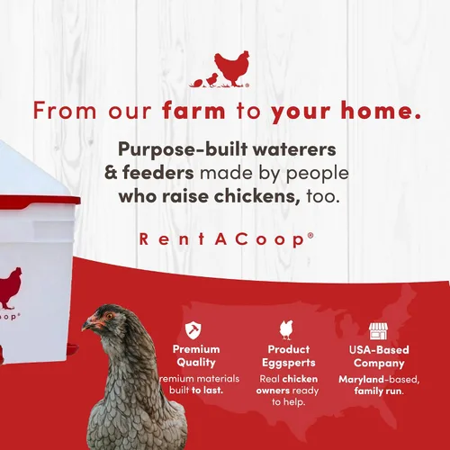 Vista 8 de Regadera de pollo de 2 galones, configuración horizontal del bebedero