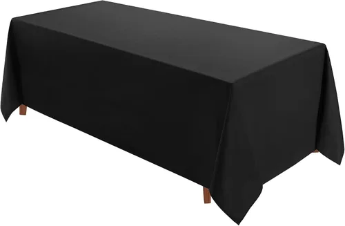 Vista 56 de VidaFete - 1 paquete de mantel cuadrado de 52 x 52 pulgadas, manteles resistentes a las manchas y arrugas, de poliéster, para mesa de comedor
