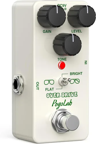 Vista 11 de Pogolab Pedal de Chorus, Pedal de Guitarra Chorus, Mini Pedal de Chorus Analógico, DC 9V, True Bypass para Guitarra Eléctrica