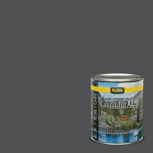 Vista 90 de Rodda Paint CASCADIA XL - Pintura satinada e imprimación para exteriores en uno, cuarto de galón, pastel en polvo