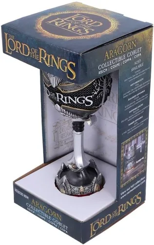 Vista 7 de Nemesis Now Aragorn - Copa de Lord of the Rings - Vaso temático pintado a mano, perfecto coleccionable para los fanáticos y entusiastas de LOTR