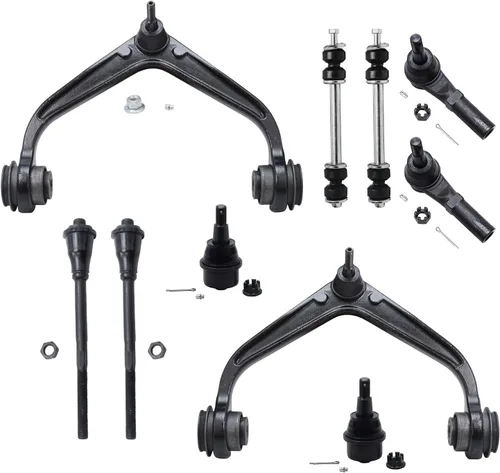Vista 275 de Detroit Axle - Kit de suspensión frontal de 10 piezas para Dodge Avenger 2008-2014, Chrysler Sebring 2007-2010, 2 brazos de control inferiores, 2