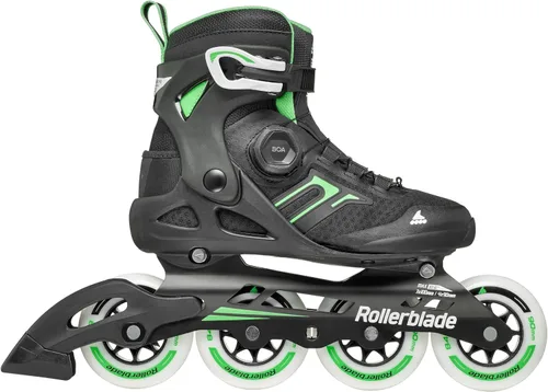Vista 2 de Rollerblade Macroblade 90 BOA - Patín en línea para mujer, color negro y menta