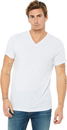 Vista 9 de Bella Canvas Camiseta unisex de manga corta con cuello en V Malva, Mauve