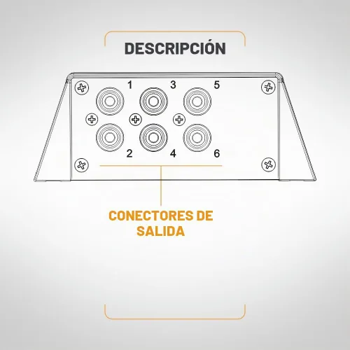 Vista 5 de Banda Audioparts Procesador de señal digital serie X AIR, 32 bits/96 khz, control Bluetooth y APP, ecualizador de 19 bandas, 2 entradas (X6 AIR)