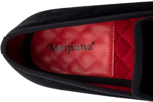 Vista 3 de Meijiana Mocasines para hombre, zapatos de vestir de boda, mocasines sin cordones para hombre, zapatos de traje de esmoquin