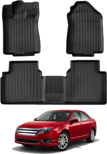 Vista 13 de Alfombrillas para suelo de Dodge Durango 2016-2025 2026 de 6 asientos, protector de carga para todo tipo de clima, TPE resistente, impermeable