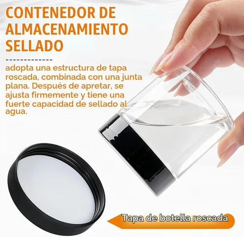 Vista 4 de 60 Pack 4 Oz Plastic Jars with Lids Labels, Cosmetic Jars, Slime Containers