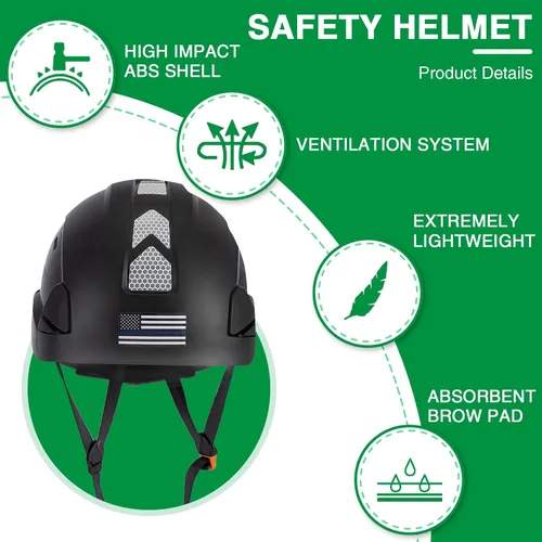 Vista 5 de Hard Hats Construction Safety Helmet, LOHASTAR Work ANSI Z89.1 Approved OSHA Hardhat Construction Helmet