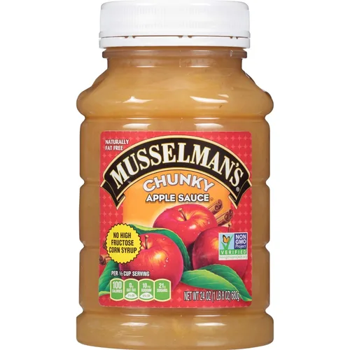 Vista 3 de Musselman's CHUNKY - Salsa de manzana (paquete de 2) tarros de 24 onzas
