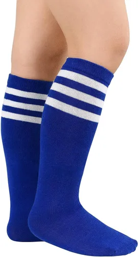 Vista 3 de Century Star Calcetines de fútbol para niñas y niños, calcetines de béisbol para jóvenes, calcetines de sóftbol para niños, calcetines deportivos