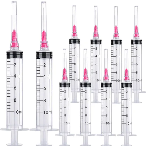 Vista 8 de Paquete de 100 jeringas de plástico desechables de 0.0 fl oz y 1 cc con 25 Ga, paquete estéril individualmente