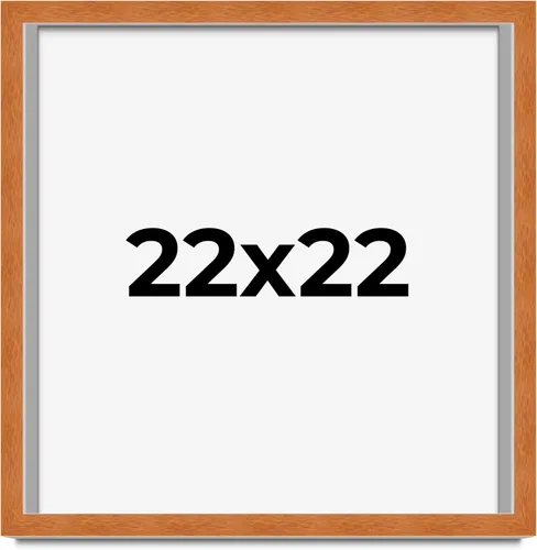 Vista 88 de Marco de 3 x 3 pulgadas de madera maciza de nuez y miel marrón con plexiglás acrílico UV, respaldo de tablero de espuma y accesorios para colgar