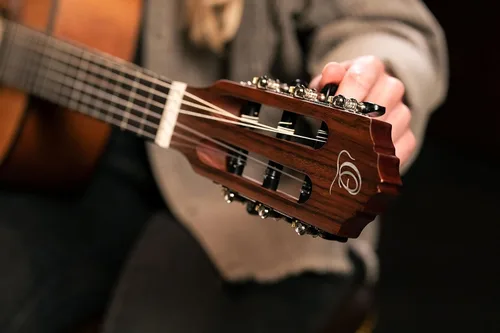 Vista 10 de Ortega Student Series - Guitarra clásica de nailon de 6 cuerdas, 3/4, tapa de cedro mate (RSTC5M-3/4)