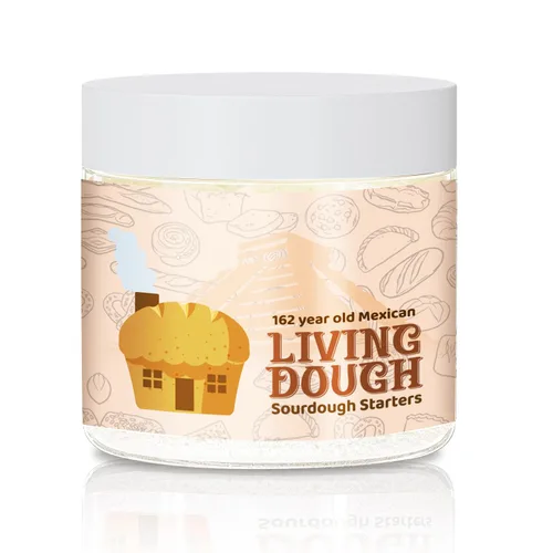 Vista 12 de Living Dough - Cultura de Masa Madre Amistosa Amish de 55 Años - Masa Madre Dulce y Orgánica para Hornear - Para Pan Artesanal, Masa para Pizza