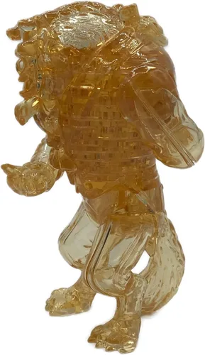 Vista 4 de Disney Beast - Rompecabezas de cristal 3D original con licencia de BePuzzled, rompecabezas 3D y rompecabezas para rompecabezas y coleccionistas a