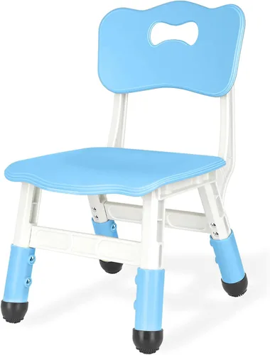 Vista 8 de Silla para niños de altura ajustable, sillas para niños de 2 a 8 años con fundas para pies para el hogar, aula, jardín de infantes y lugares