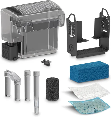 Vista 4 de Fluval 50 Power Filter – Filtro de acuario para tanques de peces de 20 a 50 galones – Bomba silenciosa y eficiente energéticamente – Filtración