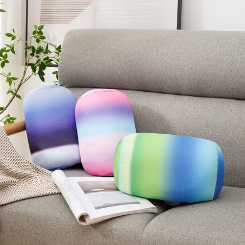 Vista 5 de Squish - Almohada de microcuentas para el cuello, lumbar, cuerpo Sopport, almohada de viaje de 7 y 12 pulgadas, almohadas de viaje para silla