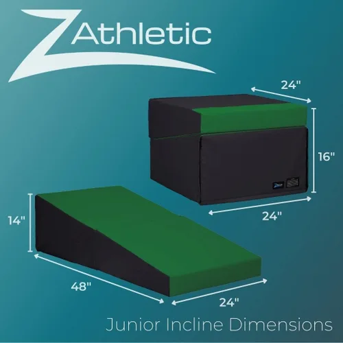 Vista 4 de Z Athletic Colchoneta de Cuña Junior para Gimnasia y Porrismo