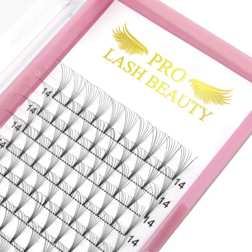 Vista 11 de Extensiones de pestañas postizas de volumen 3D-C-0.07-0.50 pulgadas, extensiones de pestañas postizas con tallo corto, extensiones de pestañas