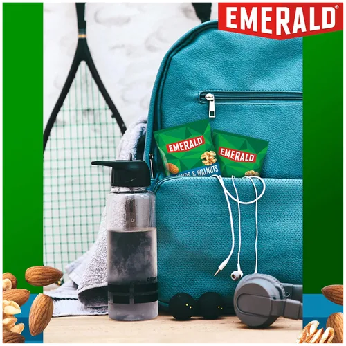 Vista 5 de Emerald Almendras y nueces sin sal, paquetes de bocadillos de 100 calorías