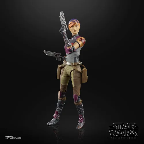 Vista 4 de STAR WARS The Black Series Sabine Wren - Figura de acción coleccionable de 6 pulgadas de escala Rebels, juguetes para niños a partir de 4 años