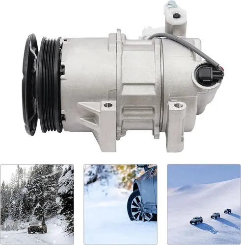 Vista 7 de Compresor de aire acondicionado con embrague, compresor de CA y embrague de A/C, control de clima y refrigeración del motor y A/C con embrague CO