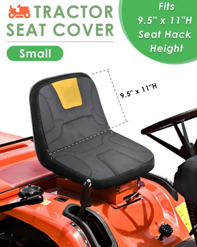 Vista 2 de PACETAP Funda para Asiento de Cortacésped, Funda de Asiento Impermeable de Oxford 600D Resistente con Acolchado, Funda para Asiento de Tractor
