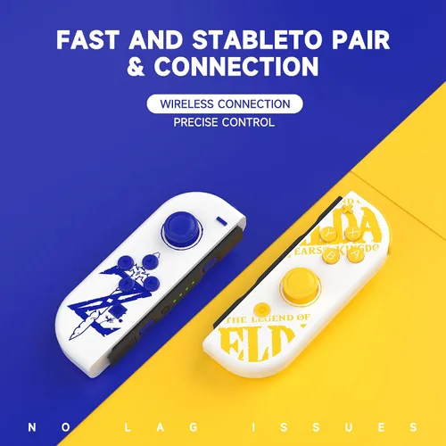 Vista 2 de FRGDOT Joycon Controller for Switch,Joy Cons for Switch Controllers, Left Right Wireless Remote Replacement for Switch Joycons Support Wake-up