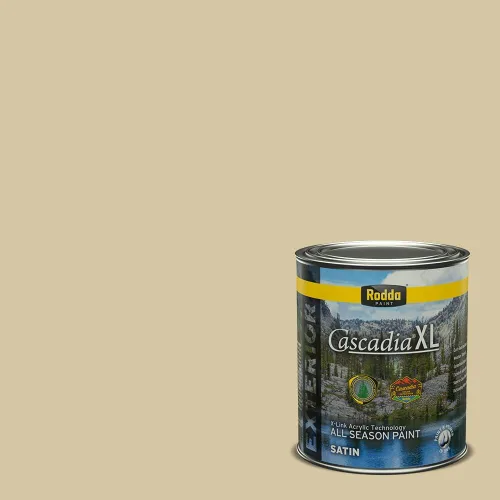 Vista 155 de Rodda Paint CASCADIA XL - Pintura satinada exterior e imprimación en uno, 1 galón, hoja de aloe