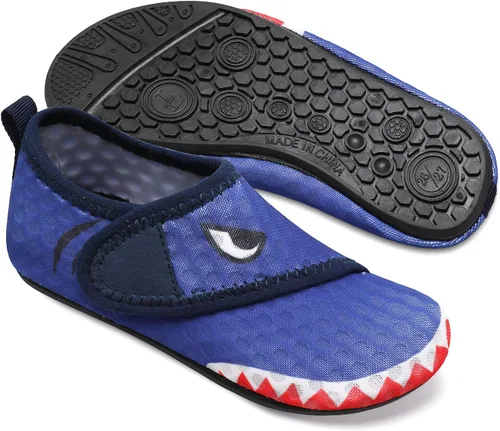 Vista 6 de Joinfree - Zapatos acuáticos de natación para niños y niñas, calcetines acuáticos de secado rápido, zapatos con sensación de pies descalzos