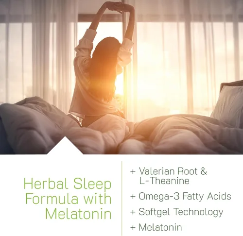 Vista 3 de Irwin Naturals Power to Sleep PM – Ayuda natural para dormir con melatonina, Ashwagandha, valeriana, GABA y L-teanina – Promueve la relajación
