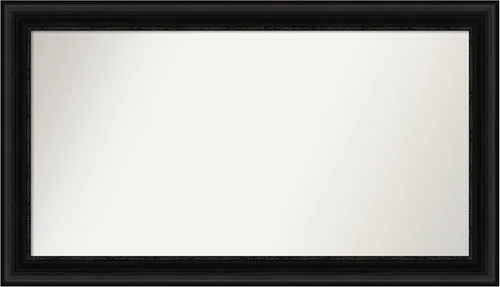 Vista 283 de Amanti Art Espejo personalizado, espejo de baño negro puente, espejo de pared o espejo de tocador de baño sobre el fregadero (26 x 26 pulgadas)