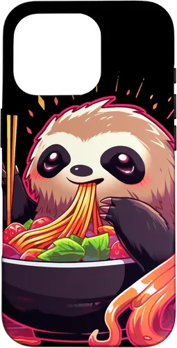 Vista 20 de Sloth Eating Ramen Japanese Noodles Soup Kawaii Case for iPhone 17