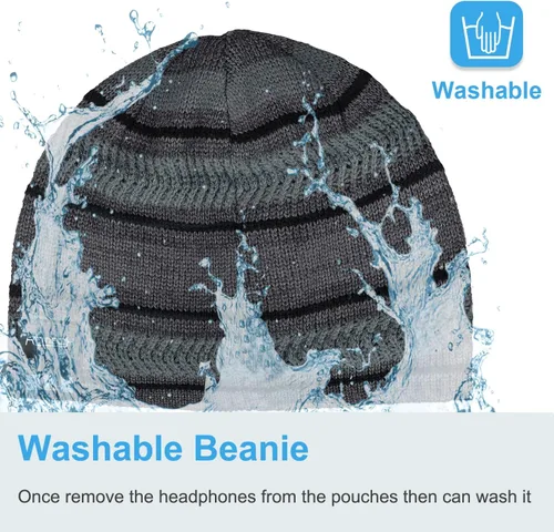 Vista 36 de Rotibox - Gorro inalámbrico con Bluetooth para deportes al aire libre, regalo de Navidad.