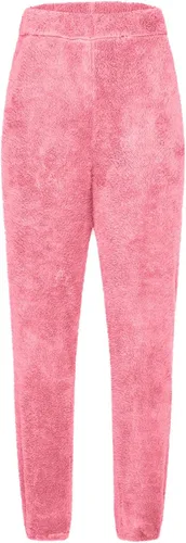 Vista 4 de Fleece Khaki Pants for Women Thickened Plush Solid Warm Trousers Elastic Waist Straight Winter Long Sweatpants