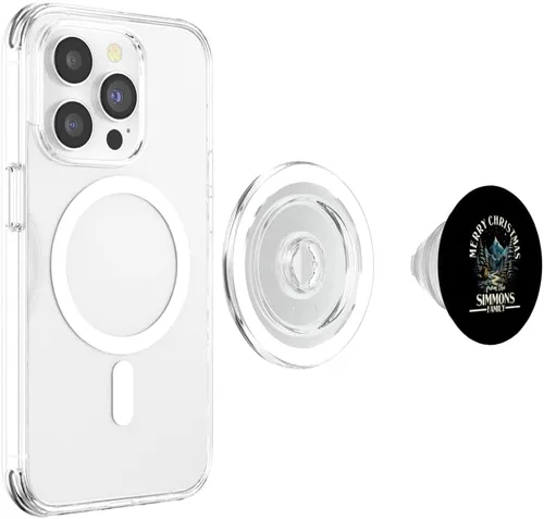Vista 4 de Simmons Family Christmas Party Costume Group Matching Xmas PopSockets MagSafe PopGrip for iPhone