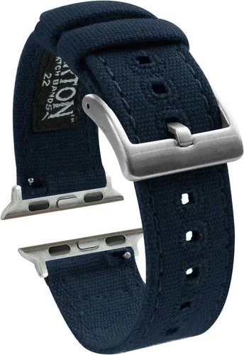 Vista 18 de BARTON WATCH BANDS - Bandas de reloj de lona compatibles con modelos de Apple Watch - 1, 2, 3, 4, 5, 6, 7, 8, 9, 10, SE, Ultra y Ultra 2 Available