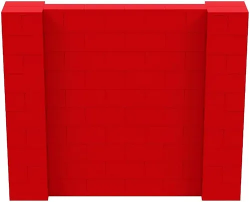 Vista 149 de EverBlock Kit de pared de 5 x 4 pies Bloques de construcción modulares Sistema de pared para edificios, pantallas y estructuras Divisor